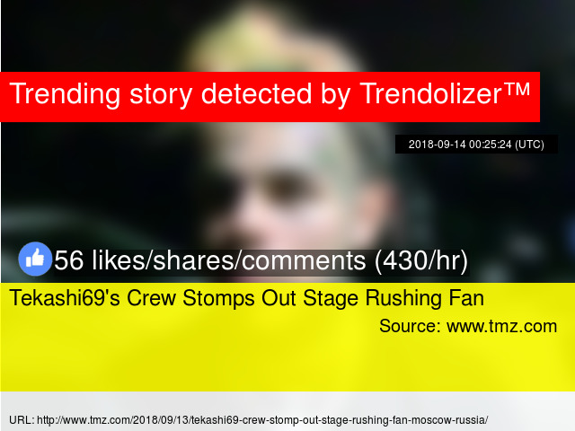 Tekashi69s Crew Stomps Out Stage Rushing Fan Tekashi69s Crew Stomps Out Stage Rushing Fan